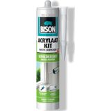 Bison - Acrylaatkit - Wit - 300ml - Elasto-plastische Afdichtingskit