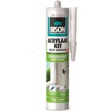 Bison - Acrylaatkit - Wit - 300ml - Elasto-plastische Afdichtingskit