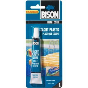6x Bison Plastic Lijm Zacht 25 ml
