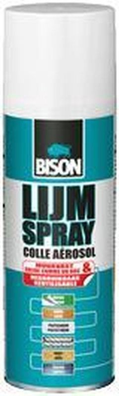 Bison - Lijmspray Universal - Spuitbus 200 ml - Voor Papier, Karton, Textiel