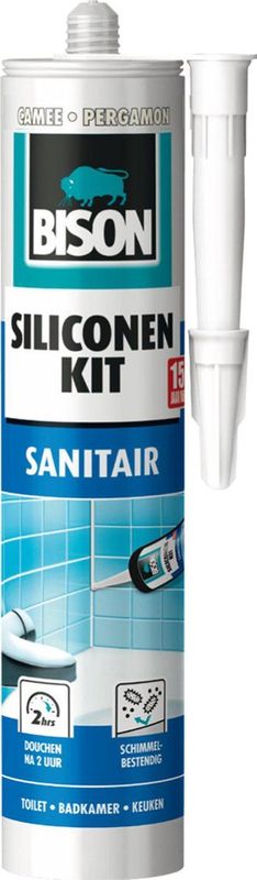 Bison - Siliconenkit Sanitair - Camee - 300Ml - Schimmelbestendig
