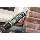 Bison - Siliconenkit Bouw - Transparant - Siliconen - Waterbestendig - Blijvend Elastisch