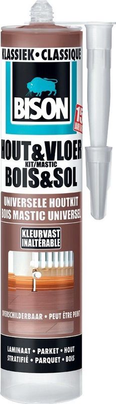 Bison - Hout & Vloer - Universele Houtkit - Klassiek - 300 ML
