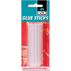 12x Bison Glue Sticks Hobby Transparant Lijm 12 stuks