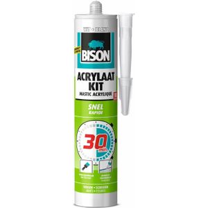 Bison Acrylaatkit 30 Min Wit 300ml