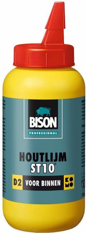 Bison - Prof Houtlijm St10 D2 Bot - 250G - Vochtbestendig - Oplosmiddelvrij