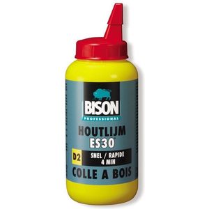 Bison - Professional Houtlijm - 250 Gram - Witte PVAc Dispersielijm