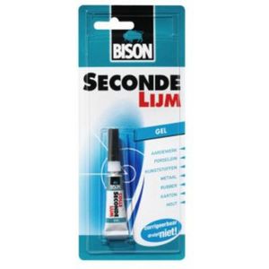 12x Bison Seconde Lijm Gel 3 gr