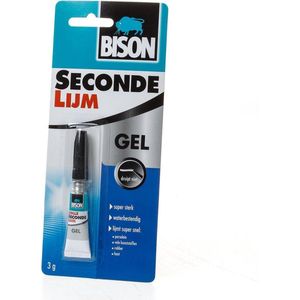 Bison Secondelijm Gel 3g | Tape & lijm