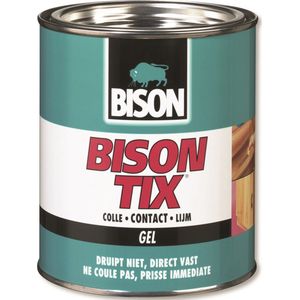 Bison - Tix Contactlijm Gel - 750ml - Super Sterke Gelvormige Universele Lijm