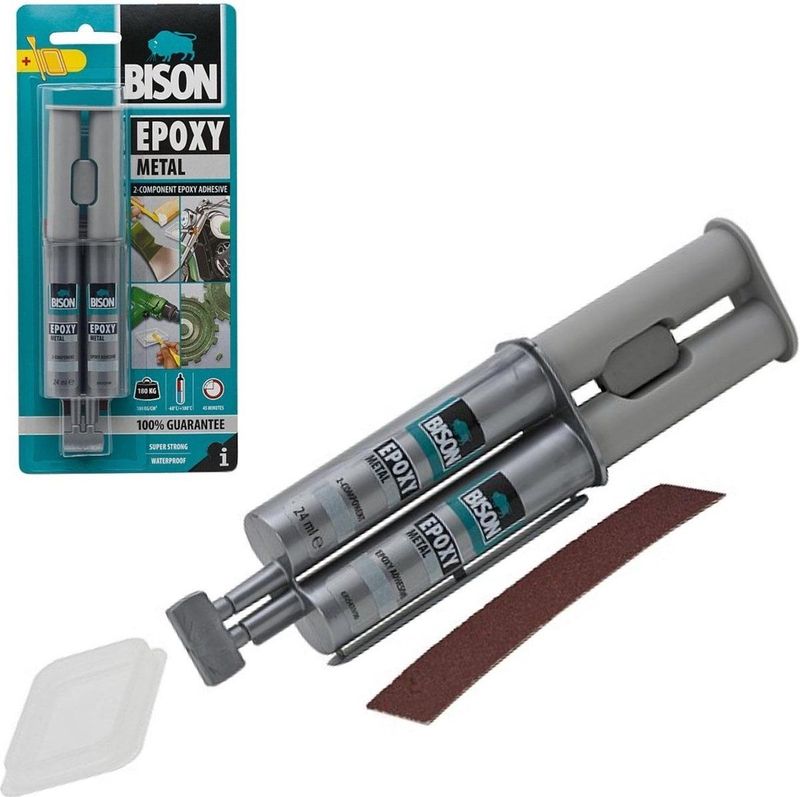 Bison Epoxy Metaallijm - 2 componenten lijm - 24ml