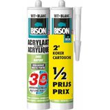 Bison Acrylaatkit - Overschilderbaar - 30 Minuten - 2  x 310  ml