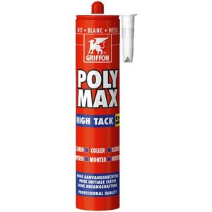 Griffon Poly Max High Tack Montagelijm - Wit - Koker - 425gr