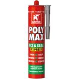 Griffon Poly Max Fix & Seal Express Montagelijm-/Afdichtingskit - Grijs - Koker - 425gr