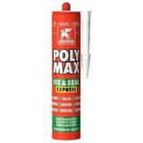 Griffon Montagelijm - PolyMax Fix & Seal Express - 425 Gram Koker - Wit