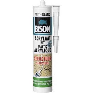 BISON Acylaatkit Structuur Wit 310ml