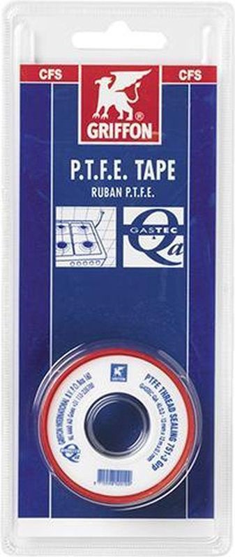 Griffon - PTFE Tape - Afdichtmiddel - 12 m x 12 mm - Blister