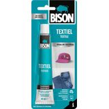 Bison - Textiellijm - 50 ml - Geschikt voor Textiel en Creatieve Klussen