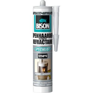 Bison - Openhaardenkit - Zwart - Afdichtingskit - 530 gr