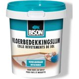 Bison - Vloerbedekkingslijm - Verwijderbaar - Pot 750G - Oplosmiddelvrij