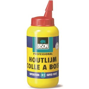 Bison - Houtlijm - 750 gram - Wit - Vochtbestendig
