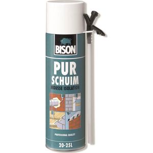 Bison - Purschuim - 500Ml - Universeel Polyurethaanschuim - 12 Stuks