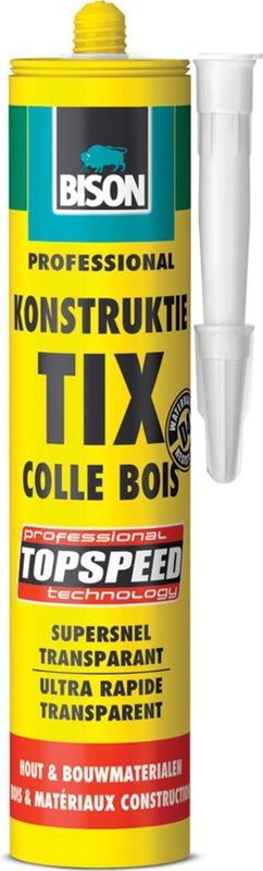 Bison - Konstruktietix Topspeed Crt - Lijm - Transparant - 325G - Watervast