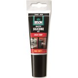 Bison - Siliconenkit High Temp - Zwart - 60Ml