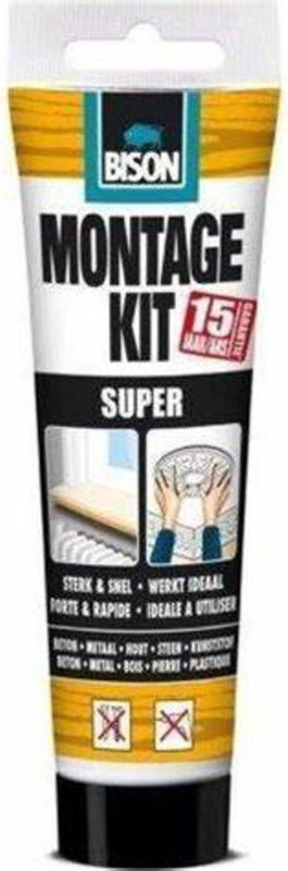 Bison - Montagekit - Wit - SMP Technologie - Oplosmiddelvrij - Vochtbestendig