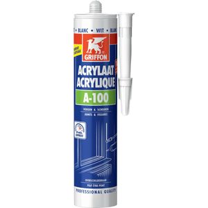 Griffon acrylaatkit - A-100 - 30 minuten wit (koker 300mlx8meter)