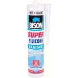 Bison Super Siliconenkit Sanitair Koker - Wit - 310 ml