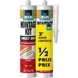 Bison Montagekit Bison Direct grip 370 gr 2e koker halve prijs