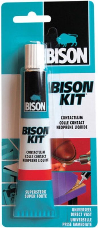 Bison Universele contactlijm - Vocht- en warmtebestendig - 50 ml - Voor binnen en buiten
