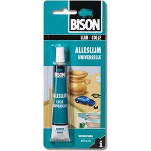 Bison Alleslijm - Knutsellijm - Transparant - Waterbestendig - 25 ml