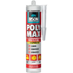 Bison - PolyMax Crystal - Lijm - Transparant - 300g