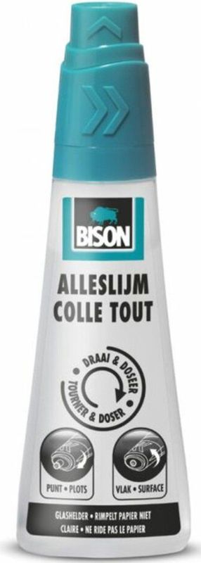Bison - Alleslijm - 90ml - Universeel - Draai&Doseer