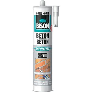Bison - Betonkit - Grijs - 310Ml - Voor Herstel Van Scheuren En Barsten