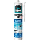 Bison - Siliconenkit - Sanitair - Antraciet - 300Ml