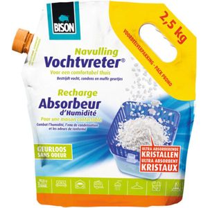 Bison Vochtvreter Losse Kristallen Navulling - 2,5 kg