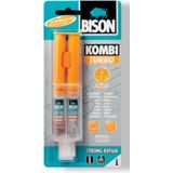 Bison - 2 Componenten Turbo Lijm - 24ml - Voor Kunststof en Metaal