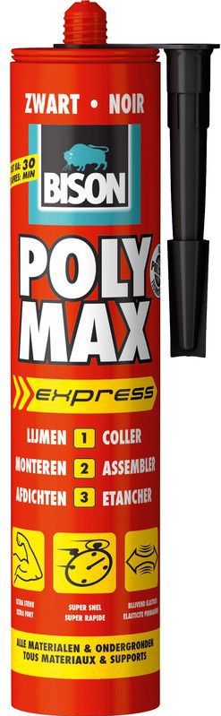 BISON - Polymax Express - Lijm - Zwart - 425G