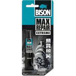 6x Bison Max Repair Extreme Lijm Tube 20 gr