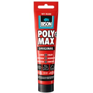 6x Bison Poly Max Original Wit 165 gr