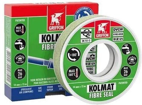 GRIF afdicht mat Kolmat, vezelversterkte band, le 15m, brandw
