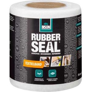Bison Rubber Seal textielband 100mmx10m