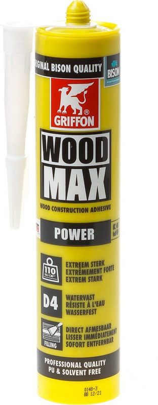 Bison Professional - Hout Max D4 - Koker - 380 g