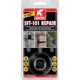 GRIF zelfkl tape, silicoon, zw, (lxb) 3mx25mm, UV-bestendig, isol