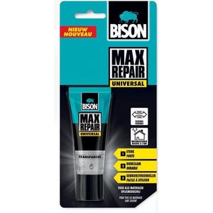 Bison - Max Repair Universal - Lijm - Transparant - 45G