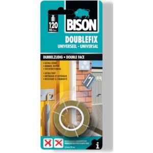 UHU Doublefix - Ruban adhésif double face extra fort pour les moquettes et tapis, ruban de 10m x
