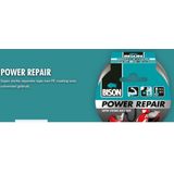 1x Bison Power Repair Tape Grijs 10 Meter - Klussen - Universele Reparatie Tape - Klustape